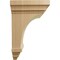 Ekena Millwork 3 1/2"W x 3 3/4"D x 6"H Mini Jefferson Wood Corbel, Cherry CORW03X03X06JECH - alternate 3
